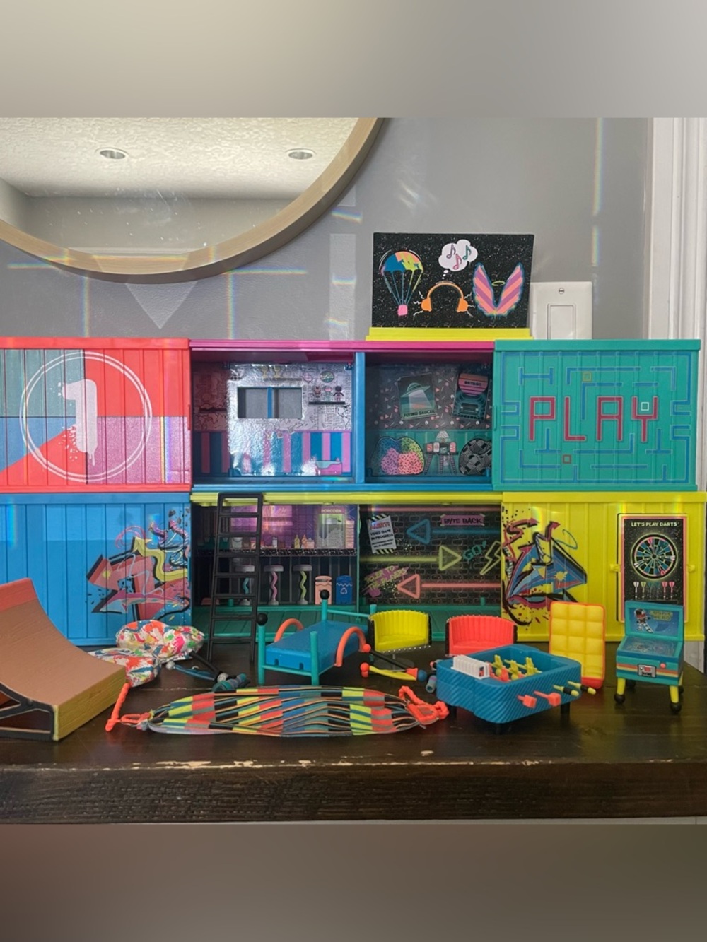 LOL SURPRISE CLUBHOUSE Containers Stackable Playset Furniture, dolls, more